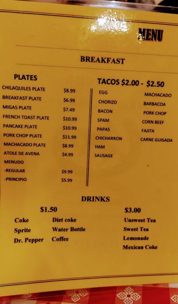 El Penko Viejo Breakfast Plate