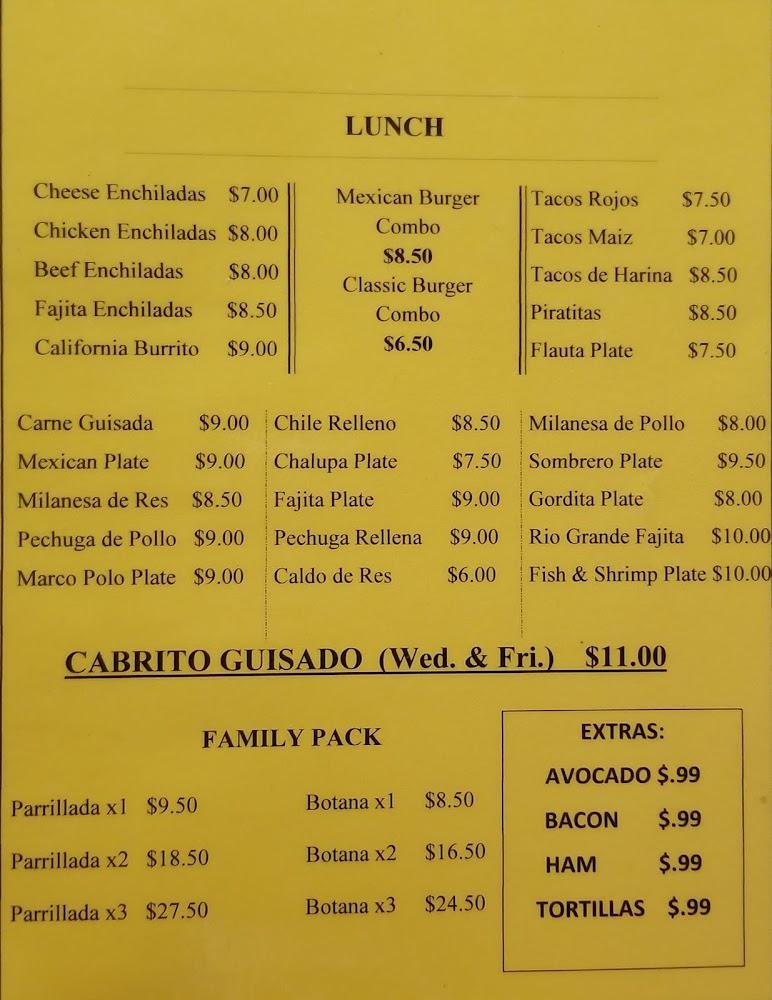 El Penko Viejo Menu image 3